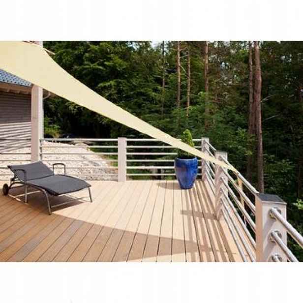 Decoteam Sluneční zahradní plachta trojúhelníková 3,6x3,6x5 m