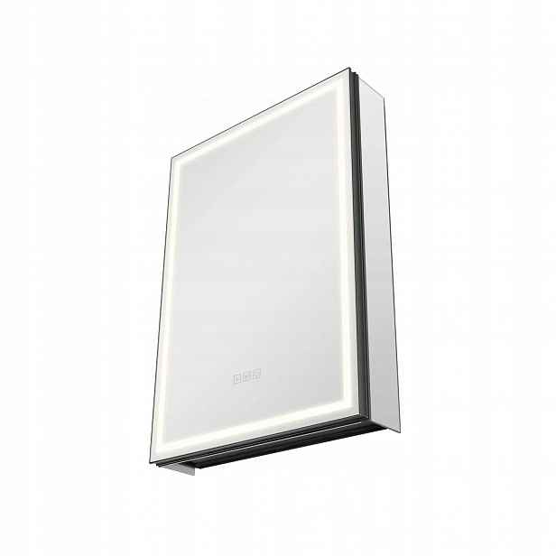 Koupelnová skříňka zrcadlo Led silná 50 x 70 cm 3 barvy světla odmlžování