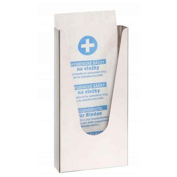 Sapho - Zásobník na papírové sáčky HygBag, nerez XP049