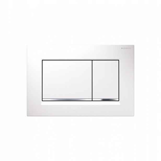 Sigma30 tlačítko splachování bílá/chrom/bílá 115.883.KJ.1
