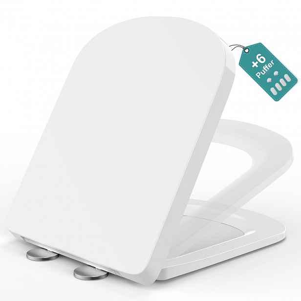 Wc sedátko Meejee Soft Close bílá Quick Release pro rodinu