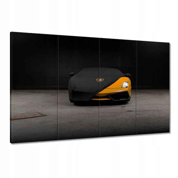 Obrazy 120x80 Oranžové auto