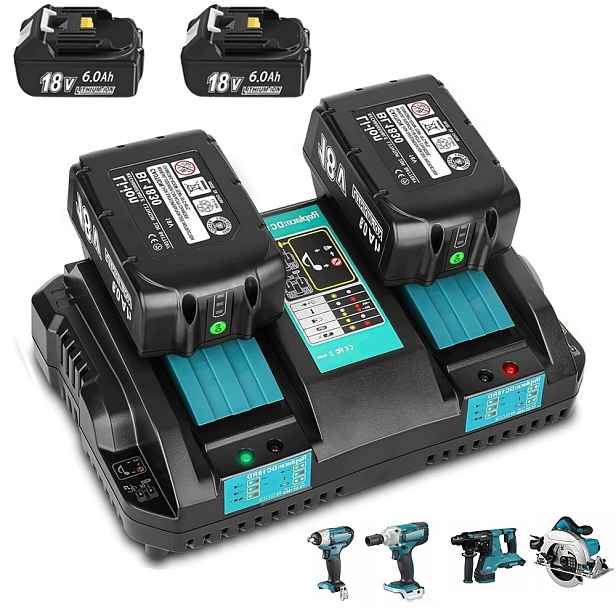 Akumulátor 18V 6000MAH Li-ion Kompatibilní S Makita BL1860B BL1860 BL1850B