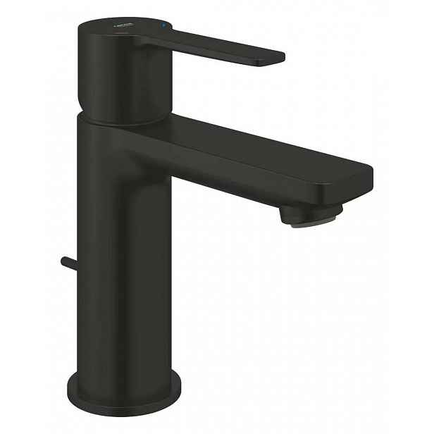Grohe Lineare New - Umyvadlová baterie s výpustí, matná černá 321092431