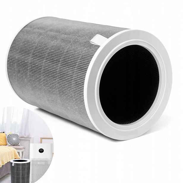 Náhradní filtr pro Xiaomi Mi Air Purifier, Hepa 3 3H 3C Pro Chip Šedý