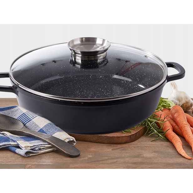 Široký hrnec 5,7 l hliník plyn/indukce elektrický