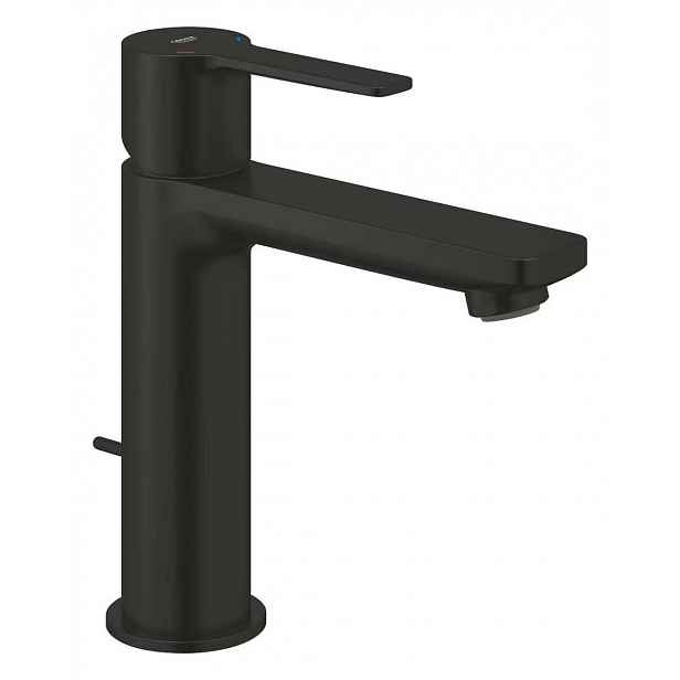 Grohe Lineare New - Umyvadlová baterie s výpustí, matná černá 321142431