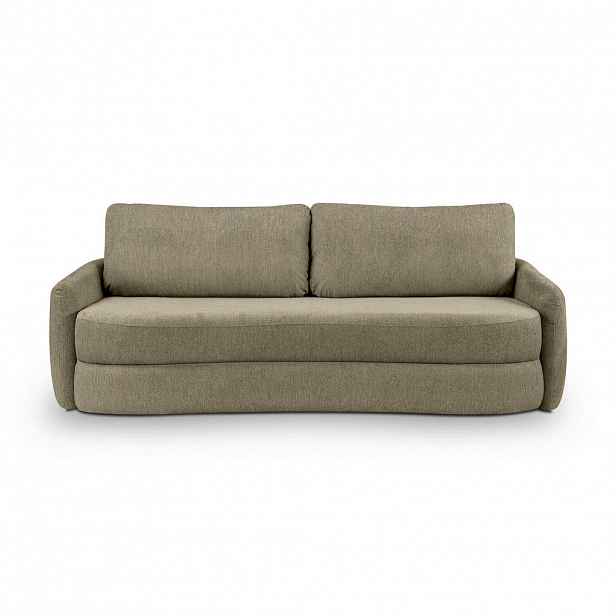 MID.YOU ROZKLÁDACÍ POHOVKA, textil, zelená
