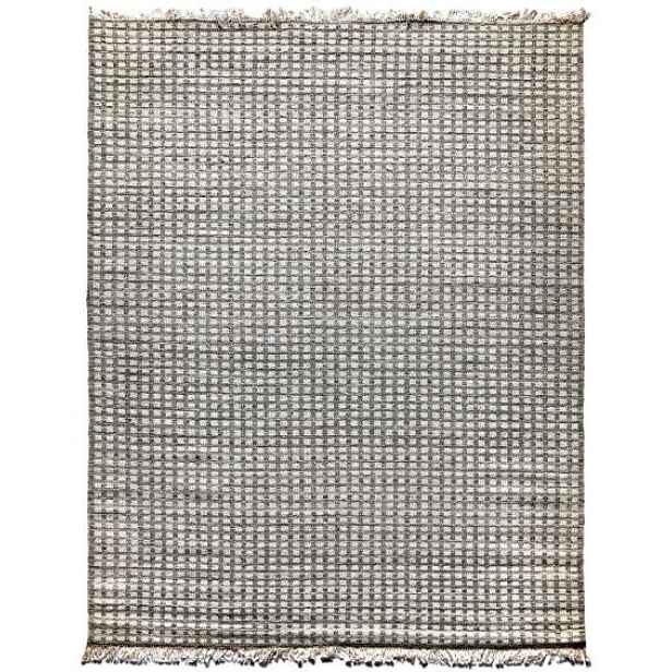 Ručně vázaný kusový koberec Check DESP HL49, 140x200, šedá, ložnice, Diamond Carpets India