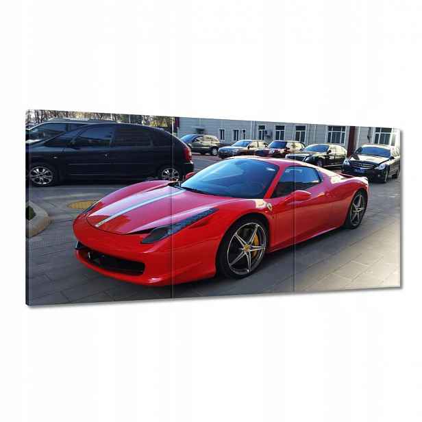 Obrazy 120x60 Červené Ferrari