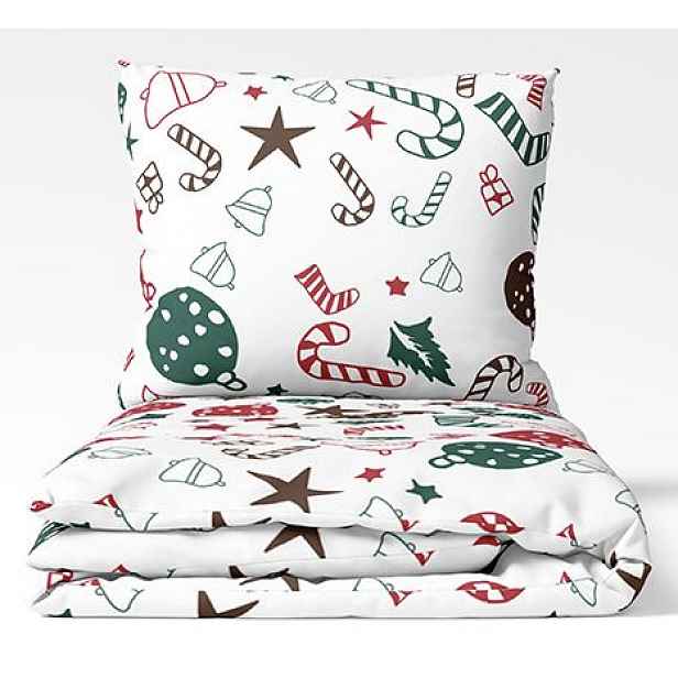 TOP Bavlněné povlečení WINTER COLLECTION 140x200+70x90 Radosti