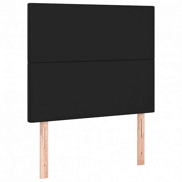 vidaXL Čelo postele černé 80x5x118/128 cm umělá kůže