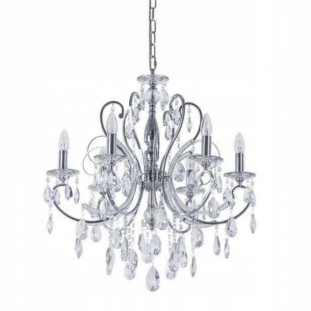 Závěsná lampa Barocco Chrome MD72709-6A Italux