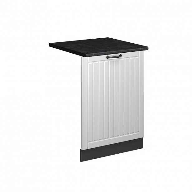 Vicco ČELNÍ PANEL MYČKY Fame-Line Bílý venkovský dům 60 cm , PD Antracit