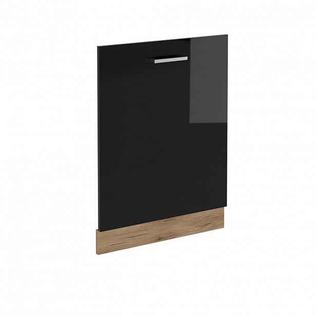 Vicco ČELNÍ PANEL MYČKY R-Line Černý vysoký lesk 60 cm bez pracovní desky