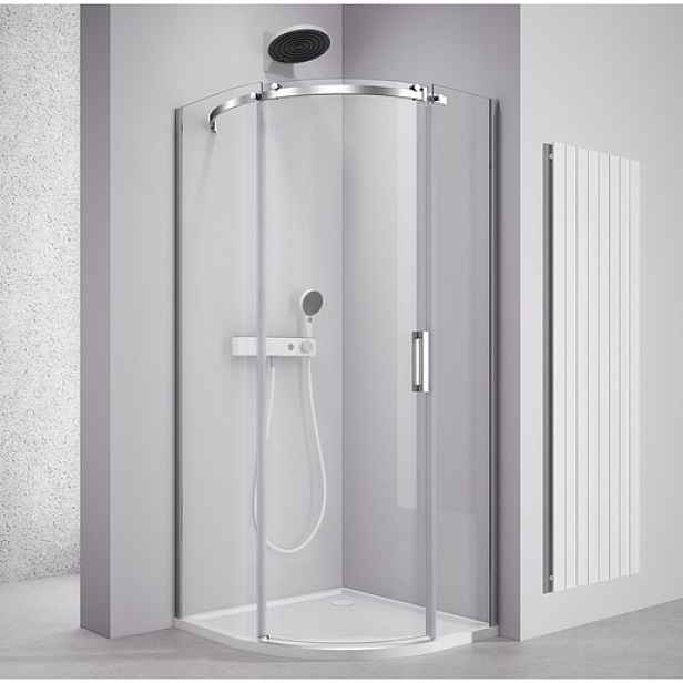 Polysan Thron-line sprchový kout čtvrtkruh 90x90 cm tl2690l-5005 TL2690L-5005-SET