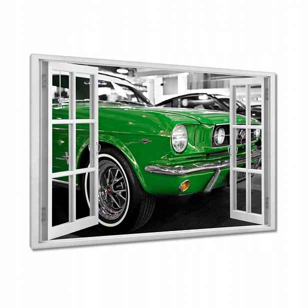 Obrazy 90x60 Zelený Ford Mustang