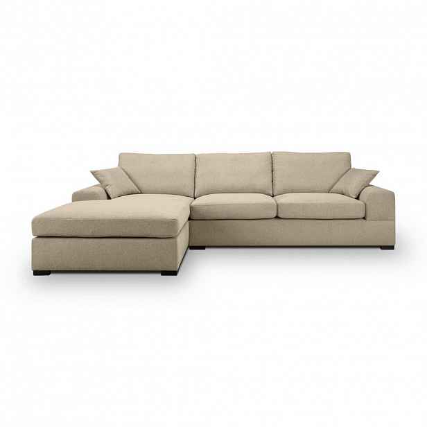MID.YOU ROHOVÁ SEDAČKA, textil, béžová