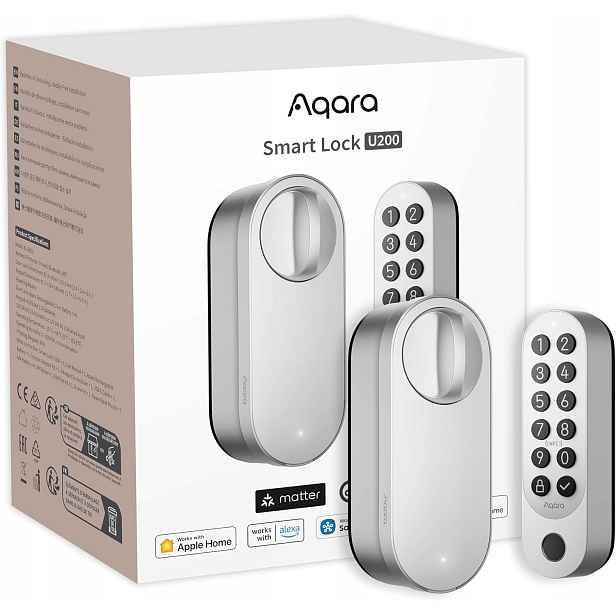 Elektronický Zámek Dveří Aqara Smart Lock U200 Zámek Klávesnice Smart
