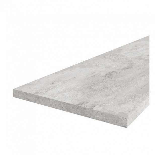 Kuchyňská deska JAIDA 3 - 350x60x3,8 cm, kalcit šedý