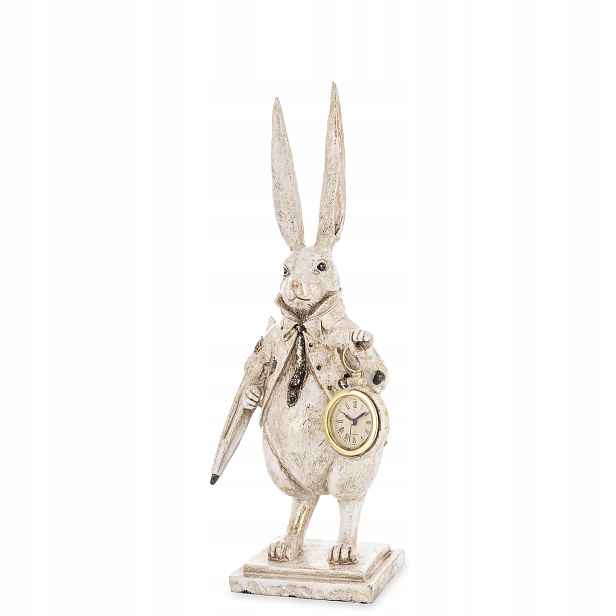 Velikonoční figurka Králík s hodinkami 38x14x12 cm Art-Pol 173095