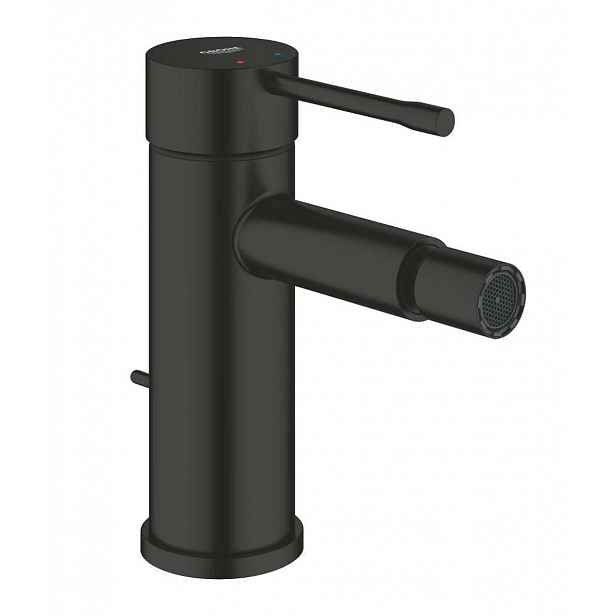 Grohe Essence New - Bidetová baterie s výpustí, matná černá 329352431