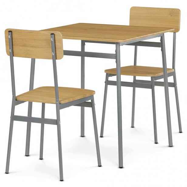 Jídelní set Autronic Hnědá MDF AUT-O2122 OAK