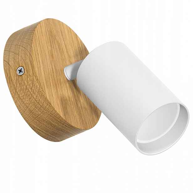 Stropní Svítidlo Led stropní svítidlo Dubová 10 cm Modern Bílá GU10 Pohyblivá nástěnná