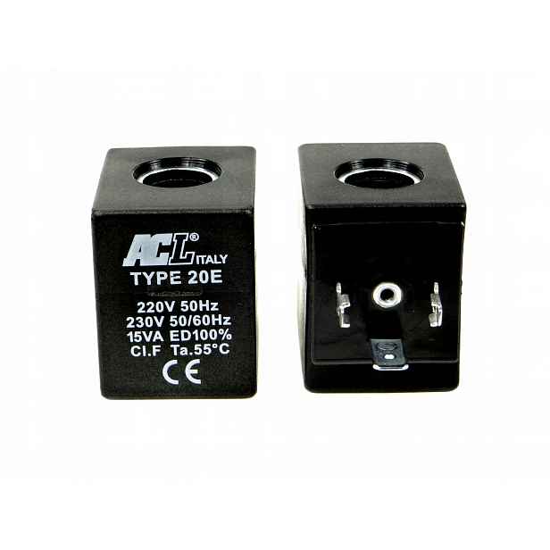 Cívka Acl 20E pro elektroventil 230V 15VA Fi 13,2 mm