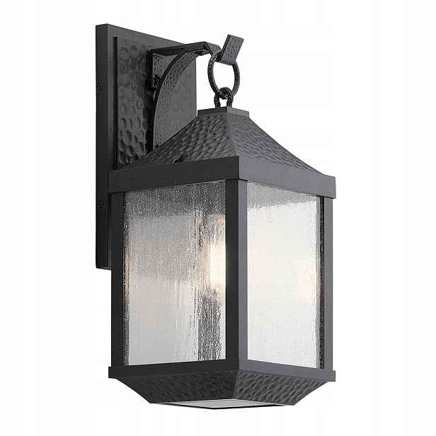 Kichler Venkovní nástěnná lampa Springfield E27 60W IP44 Černá