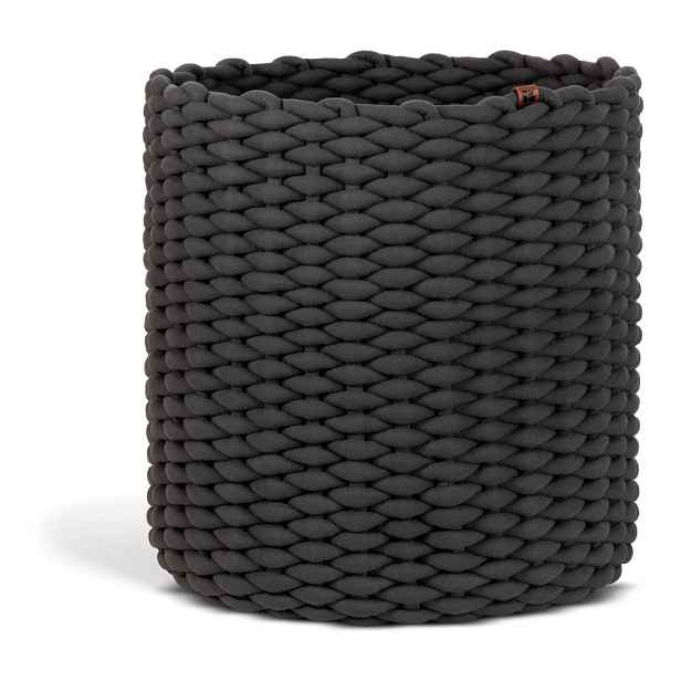 Látkový košík ø 40x40 cm Peach Skin Round XL – Bigso