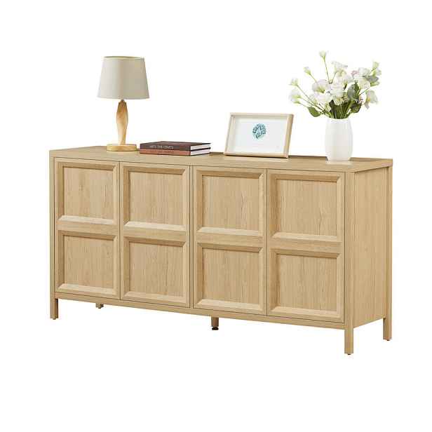 Modenvie SIDEBOARD 160/40/80 cm z MDF v dekoru dubu s Tip-On otevíráním