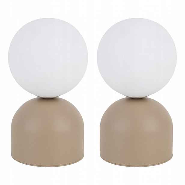 Tk Lighting Sada 2 x Stolní lampa Miki Bílá Plast G9