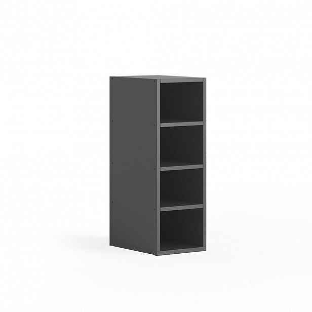 Vicco ÚLOŽNÁ POLICE Rula, Antracit, 25 x 81.6 cm