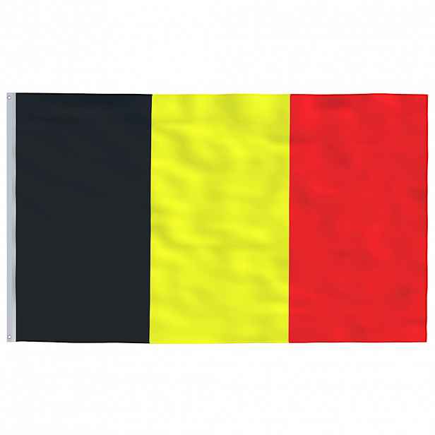 vidaXL Belgická vlajka 90 x 150 cm