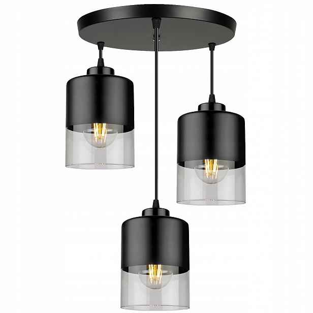 Závěsná Stropní Lampa Lustr Stropní Svítidlo Led skleněná