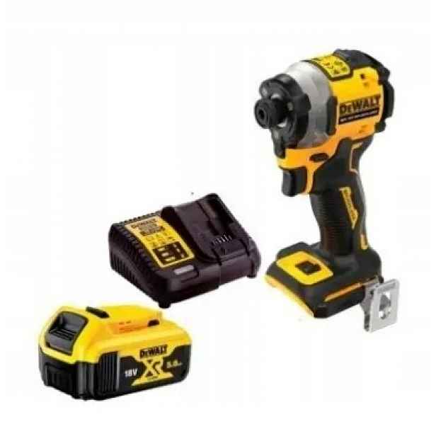 DCF850P1 Dewalt Miniaturní Šroubovák Udar 18V 208Nm s AKUM.1X5Ah a nabíjením.