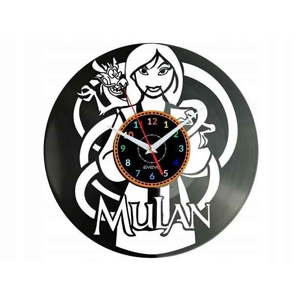 Mulan Dárek Originální dekorace do domu Hodiny z vinylové desky