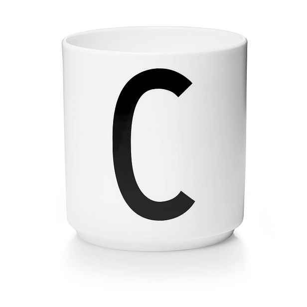 Porcelánový hrnek C DESIGN LETTERS - bílý