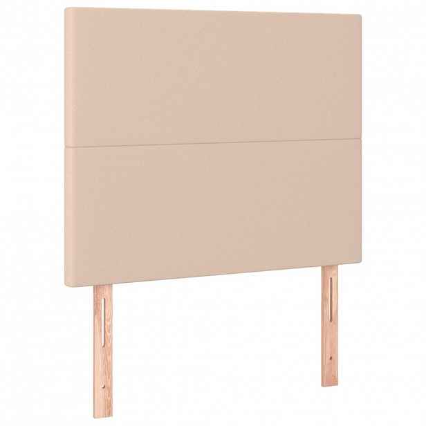 vidaXL Čelo postele Cappuccino 80x5x118/128 cm umělá kůže