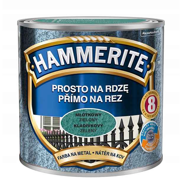 Hammerite Barva na rez 2,5L Zelená Kladívková