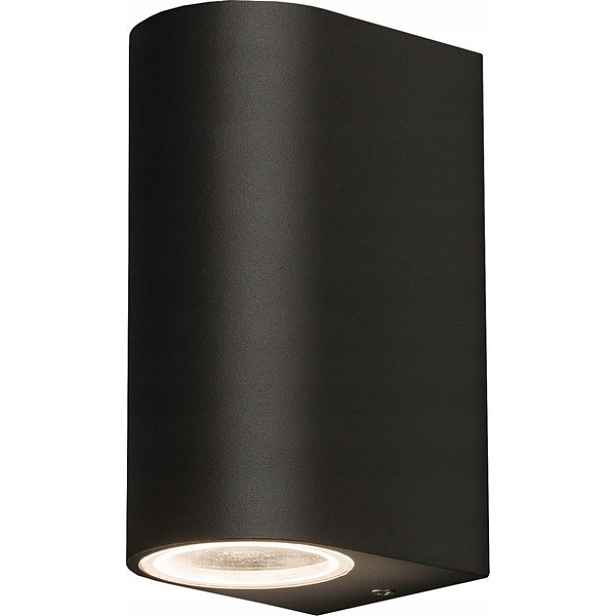 Hliníkové venkovní nástěnné svítidlo Nico 2 grafit pro Led žárovku IP54