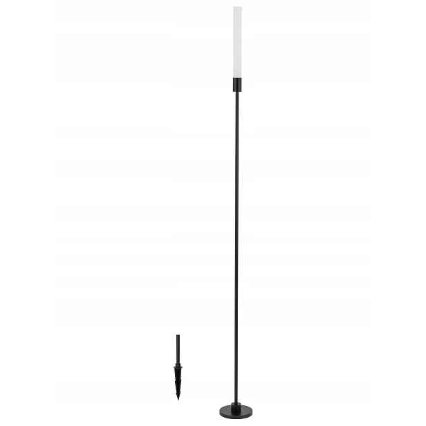Zahradní Lampa Zola Led černá 3W IP54 3000K 120cm venkovní stojící 100lm