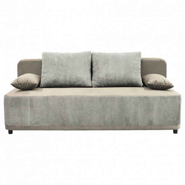 MID.YOU ROZKLÁDACÍ POHOVKA, textil, krémová