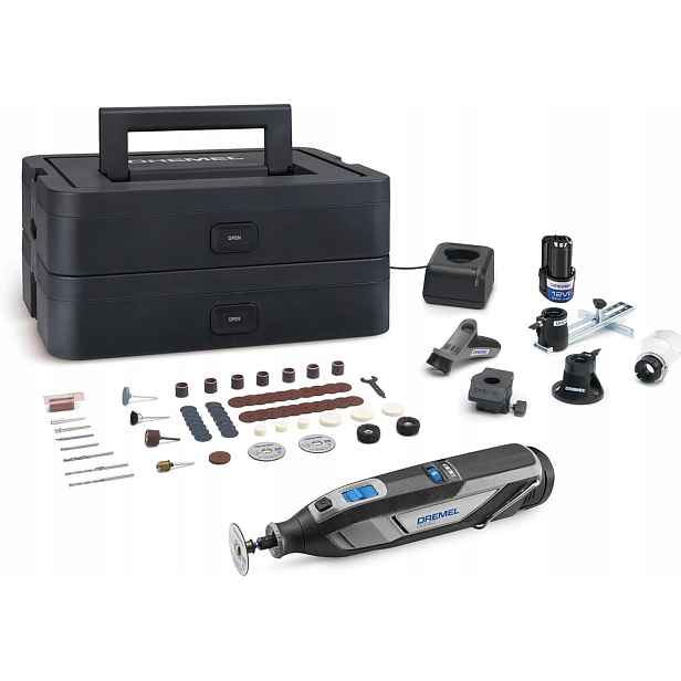 Dremel 8240 12V sada 65 kusů příslušenství pro řezání, broušení a gravírování