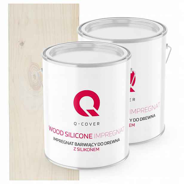 Impregnační Nátěr Na Dřevo S Ochranným Silikonem, Trvalý, Bílý, 2 X 2,5 L