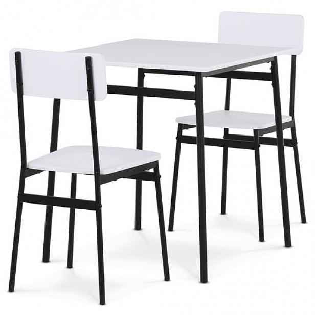 Jídelní set Autronic Bílá MDF AUT-O2121 WT