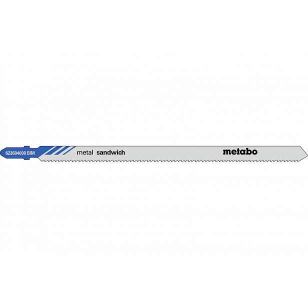 Metabo - Sada pilových plátků na kov, délka 150 mm, 5 ks 623604000