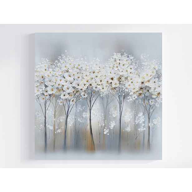 Obraz Na Plátně Canvas Abstrakce Zahrada Park Stromy Květiny Jaro 50x50
