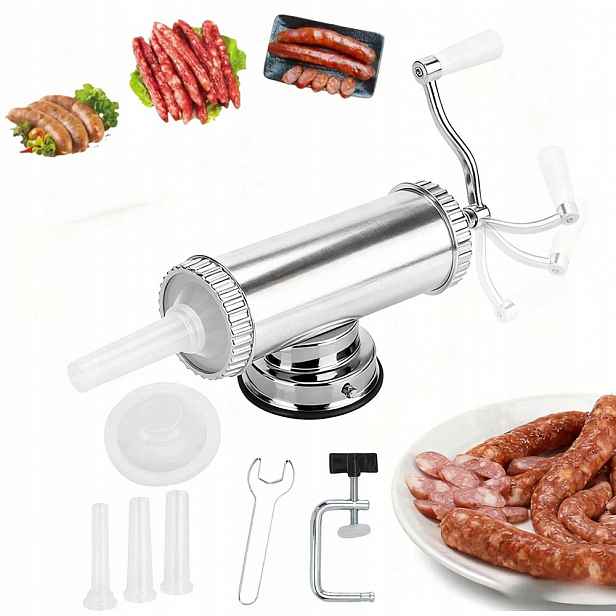 Plnička Do Klobás, Jitrnic Šprytka Strojek Na Plnění Kvalita 3LB Sada